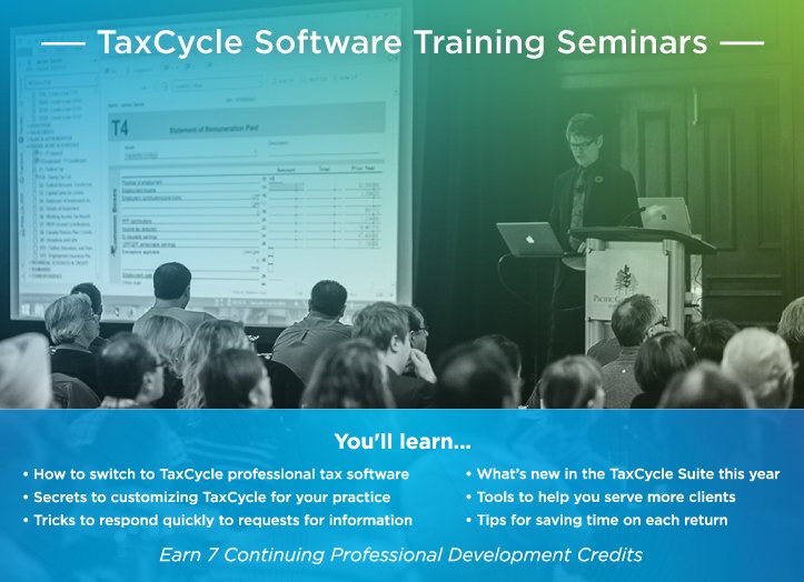 taxcycle's tweet image. We have just released more tickets for our sold-out TaxCycle Seminar in Downtown Vancouver. Hurry and register before it sells out again!  ow.ly/YgdO30hfJA0