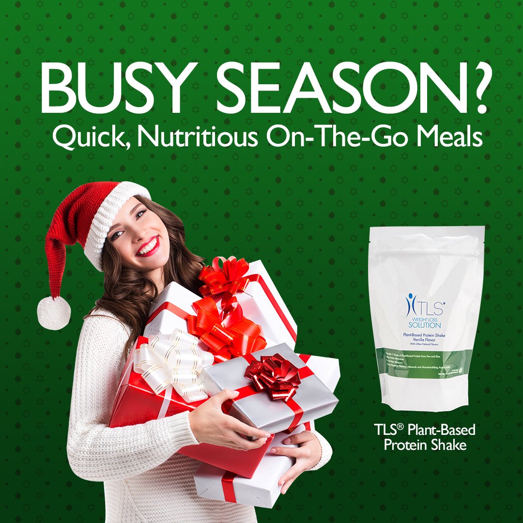 MarketAmerica's tweet image. The hectic shopping season doesn’t always make a healthy diet easy. Stock up on @TLSWeightLoss Plant Based Protein Shakes to help you stay healthy throughout the busy holiday season.
