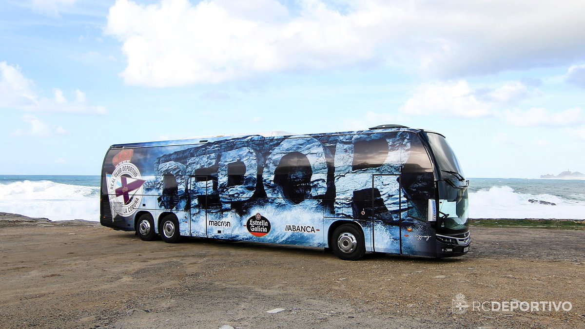 RCDeportivo's tweet photo. Estreamos o bus da #XenteMariñeira, o bus do #Dépor, #ONosoBus! ¡Somos gente marinera y con eso no hay quien pueda! https://t.co/hEQTE3FbvD
