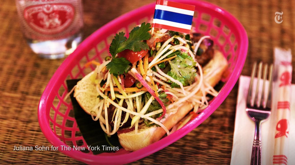 nytcooking's tweet image. At @uncleboons Sister, orders are placed at the counter and identified by playing cards with pictures of female martial-arts fighters nyti.ms/2AHo8CO