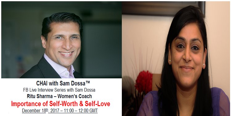 coachsamuk's tweet photo. CHAI with Sam Dossaโข
FB Live Interview Series with Sam Dossa
Ritu Sharma โ Womenโs Coach
Importance of Self-Worth & Self-Love
#chaiwithsamdossa #selfworth #selflove #women #profileboost https://t.co/12vndn53e2