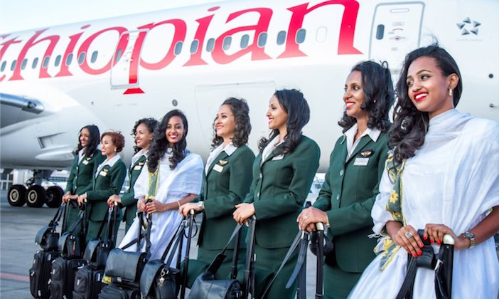 BunaTimeCo's tweet image. This Saturday, Ethiopian Airlines will depart from Addis Ababa to Lagos to become the first ever flight operated by women in all roles within Africa. 
thisisafrica.me/ethiopian-fema…