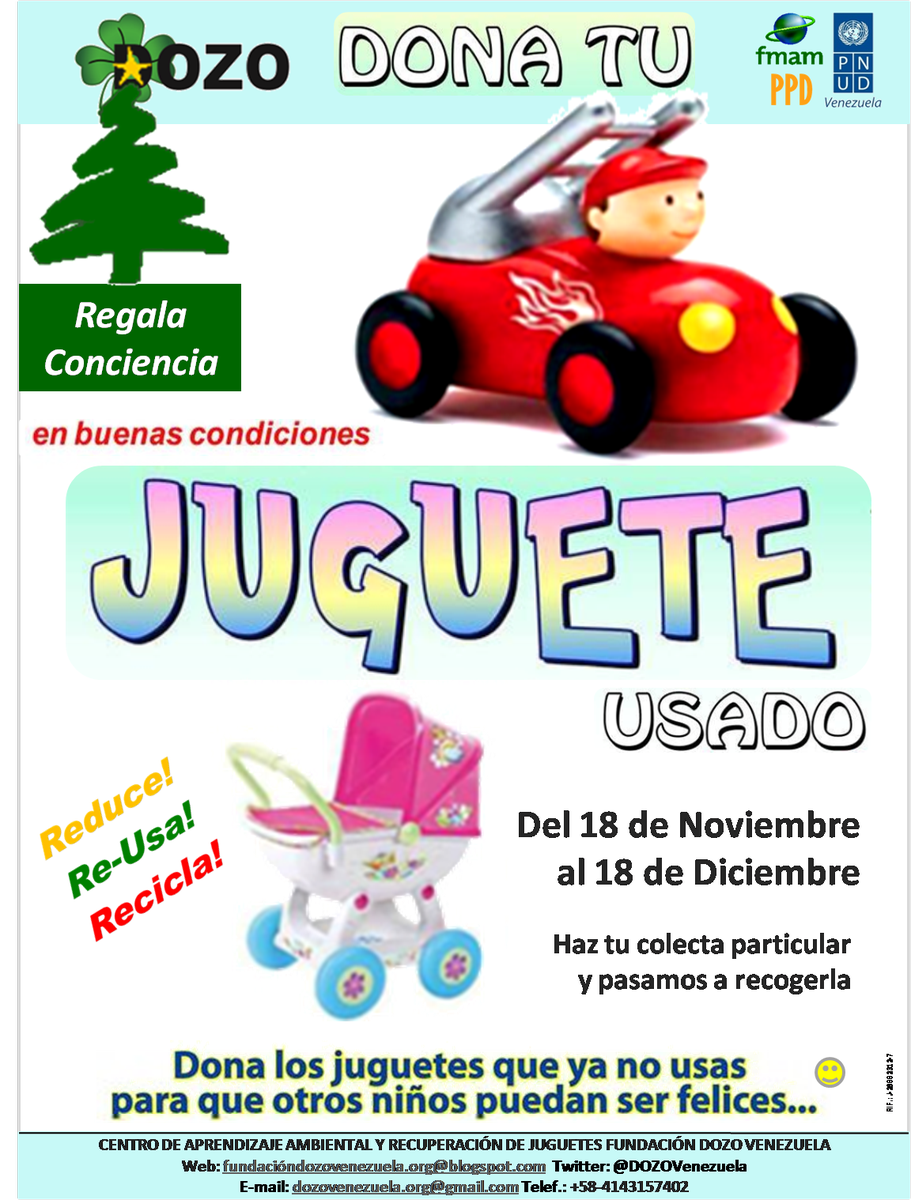 BibliotecaLPG's tweet photo. #Mañana trae tu juguete usado a la #Ludoteca y apoya el proyecto de @DOZOVenezuela. #Horario: sábado  (9 a 12:30 / 2 a 3:30) https://t.co/FZhaxtpaAu