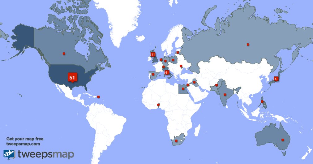 hendrix_dg's tweet photo. My followers live in USA (50%), UK.(11%)... Get your map: https://t.co/z9TMV4jZtc https://t.co/BuMO4RaYAH