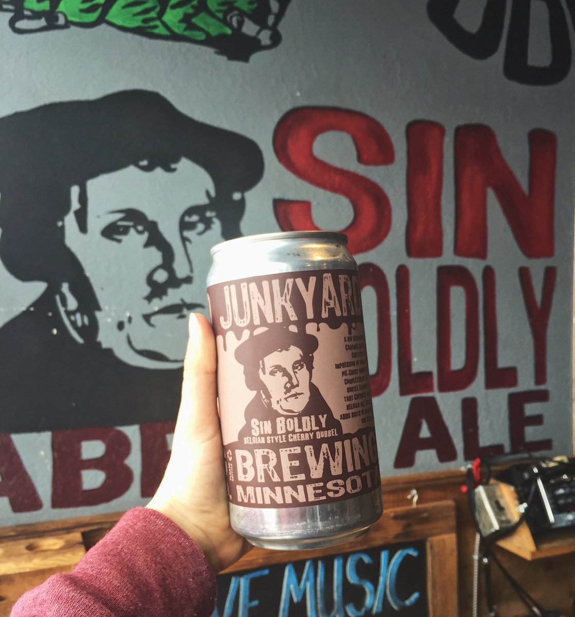 JunkyardBrewing's tweet photo. #SinBoldly can release tomorrow! https://t.co/TPnCYkZrm6