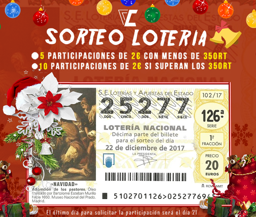 VidCastSpain's tweet photo. 🎅 SORTEO DE LOTERIA DE NAVIDAD 🎅

▶️ REQUISITOS
-Seguirnos
-RT

🎁PREMIOS EN LA IMAGEN🎁

🎅❤️FIN 20/12 - MUCHA SUERTE Y FELIZ NAVIDAD ❤️🎅 https://t.co/0KKox49G2Y