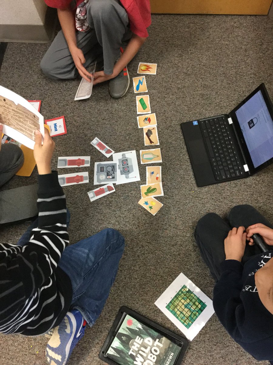 InnovatewithMsG's tweet image. Took @breakoutEDU to @GoogleForEdu! Digital Breakout using data validation. Ss in @MrsTalleyA4 &amp;amp; @carole_brasher  worked so hard on #GRA17 book #WildRobot! #GuadROARS #usdlearns #nomorestucklocks