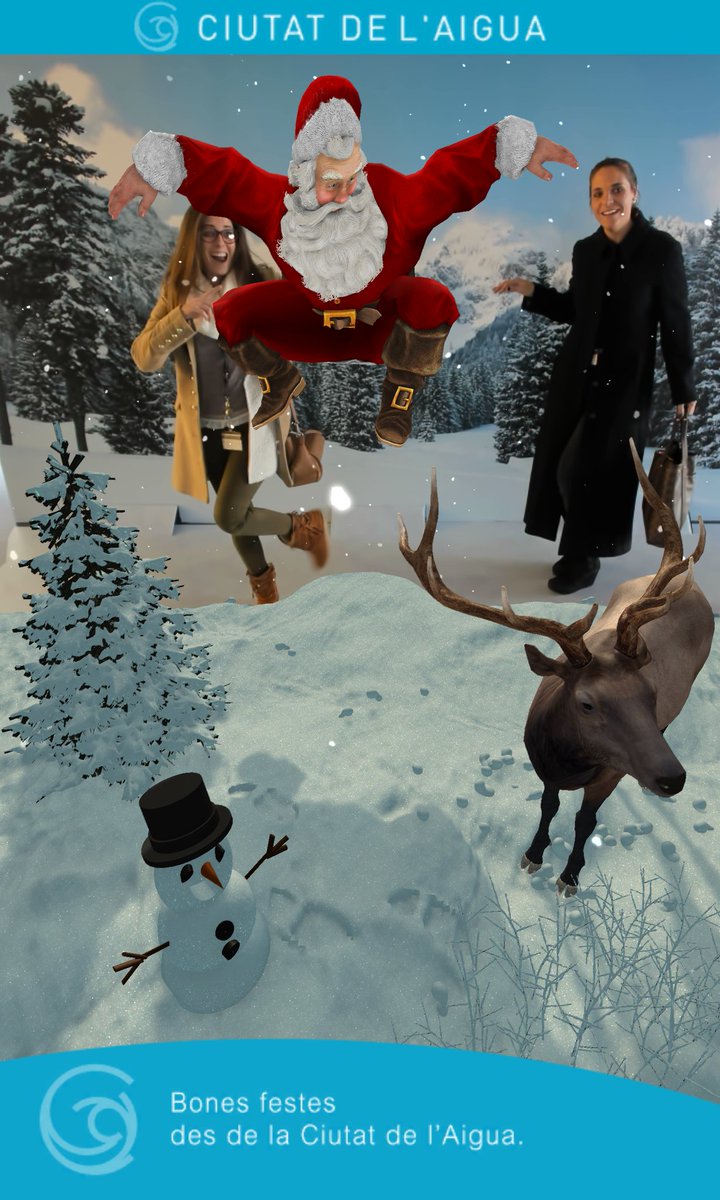 Bones festes desde La Ciutat del L'aigua #suez #nadal2017 #felizañonuevo
