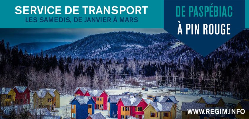 Transport_ReGIM's tweet photo. Cet hiver, un service de transport est disponibles de Paspébiac à Pin Rouge, les samedis et 2 journées de congé pédagogique! https://t.co/l9nsLjjwK4 https://t.co/PDbZ0gQBQj