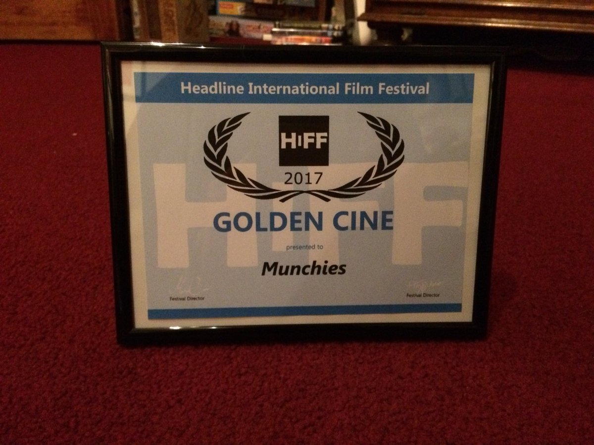 Sinead_Stoddart's tweet photo. My award arrived today! Need to make some room on the shelf 🏆 #animation #animationstudent #animationgraduate #award #HIFF #GoldenCinreAward #Munchies #WeCreate #UCAFarnham #awardwinner https://t.co/P3EzLQBwN2