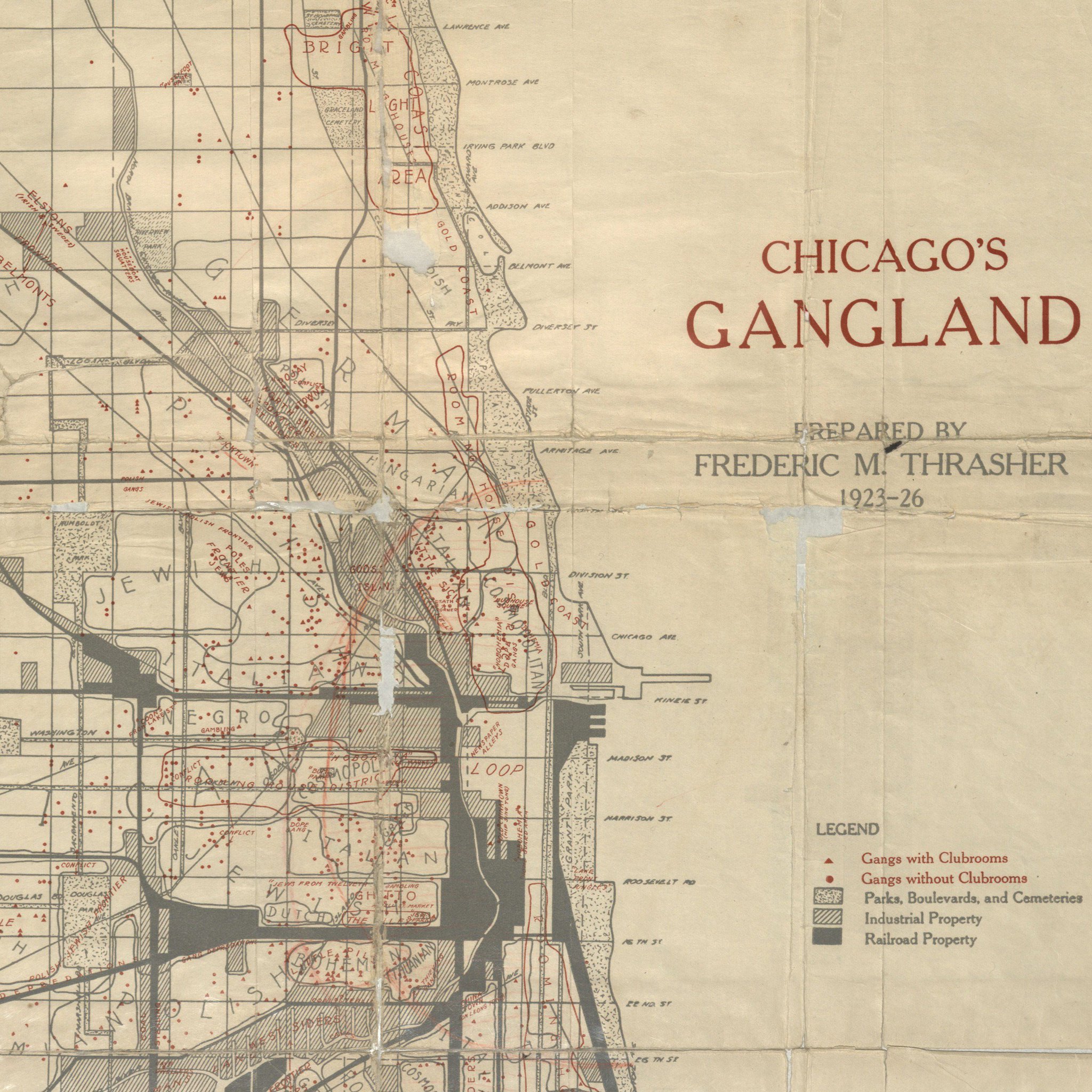 Chicago Gang Map
