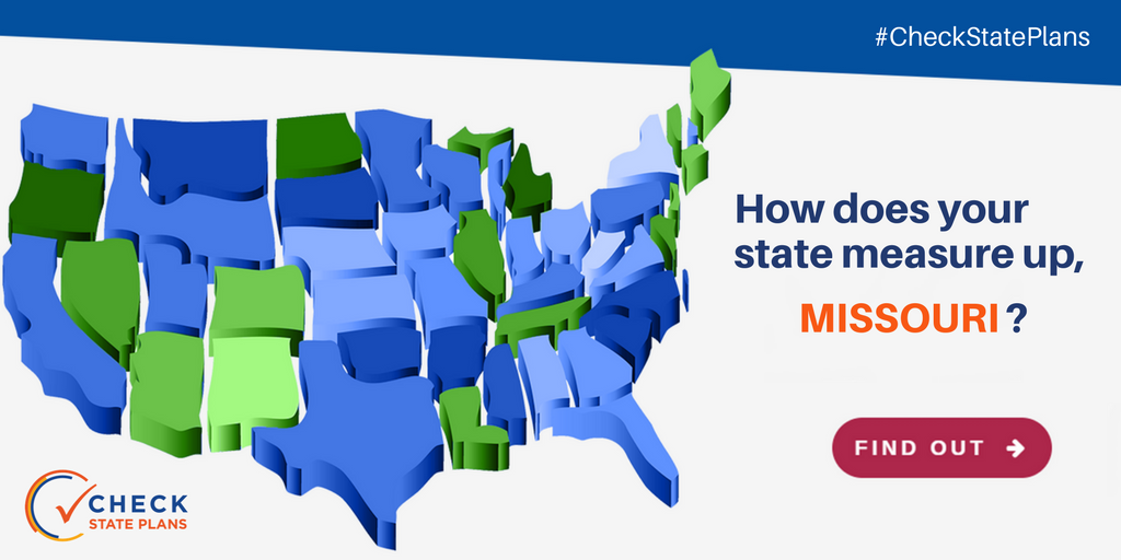 CEAMTEAM's tweet photo. Over 45 bipartisan state and national education experts joined forces to capture the strengths and weaknesses of state education plans. Here’s what they thought of Missouri's: https://t.co/XSibJMmzS6 #CheckStatePlans https://t.co/rPbgEFGN1t