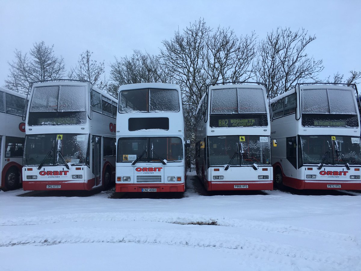 orbitcoachesltd's tweet photo. Great job by everyone at orbit coaches this week under tricky conditions thank you all ❄️ https://t.co/xKBKkRSo1r