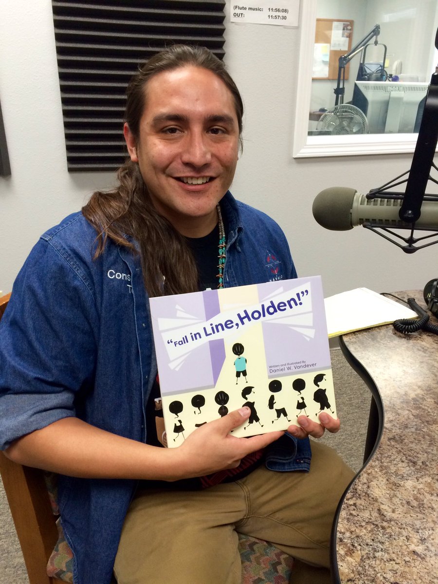 180099native's tweet image. We just wrapped up our talk w/ @DanielVandever about his book #FallInLineHolden @SalinaBookshelf find interview here nativeamericacalling.com/friday-decembe…