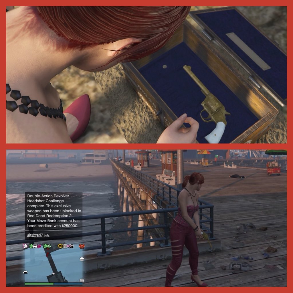 Emz_428's tweet photo. @RockstarGames I got mine ๐ #GTAOnline #DoubleActionRevolver #HeadShotChallenge #RDR2 @RockstarGames @iGTA5 https://t.co/CW2J1j1UMd