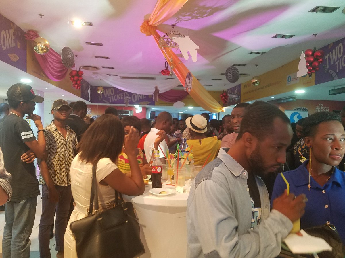 MTNGhana's tweet photo. Y’ello!
Popcorn, drinks and lightsabers!
It’s the premiere of Star wars ‘The Last Jedi’ and we are pretty excited to be here!
#MTNSWTrivia  #MTNMoviemania  #MTNPulseMania https://t.co/tfUlKHIvzu