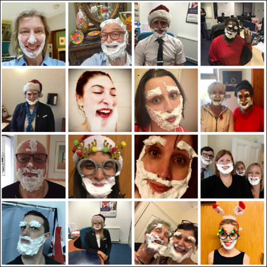 TheSilverLineUK's tweet photo. Have you taken part in #FoamAlone yet? Join @DavidHarperTV, @JessieRobinson and @realmissfiona and create your best foam beard so older people don't have to spend Christmas alone. It costs just £5 to answer a call so text FOAMALONE to 70660 to donate £5: https://t.co/TMPQB8AtAv https://t.co/zroFNsgocX