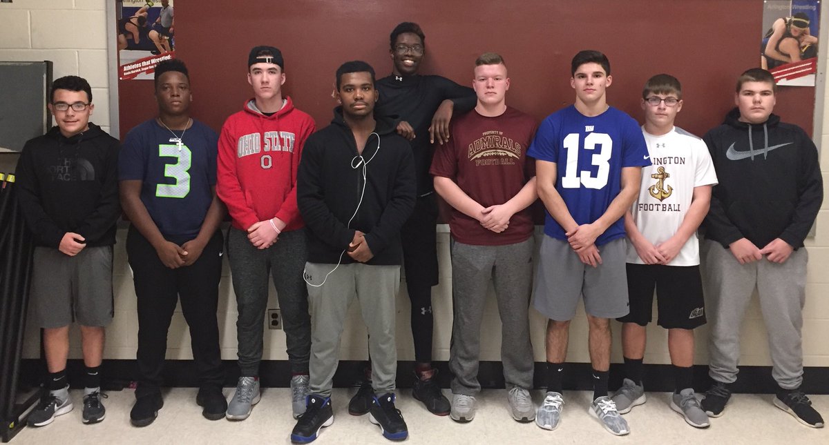 Great job by Danny Amorim, Cameron Henson, Nathaniel Biasotti, Dylen Stith, Quincy Fields, Andrew Tiess, John Gioia, Richie Finn, and Mike McGann... perfect attendance for the first 3 weeks of workouts. #Preparation