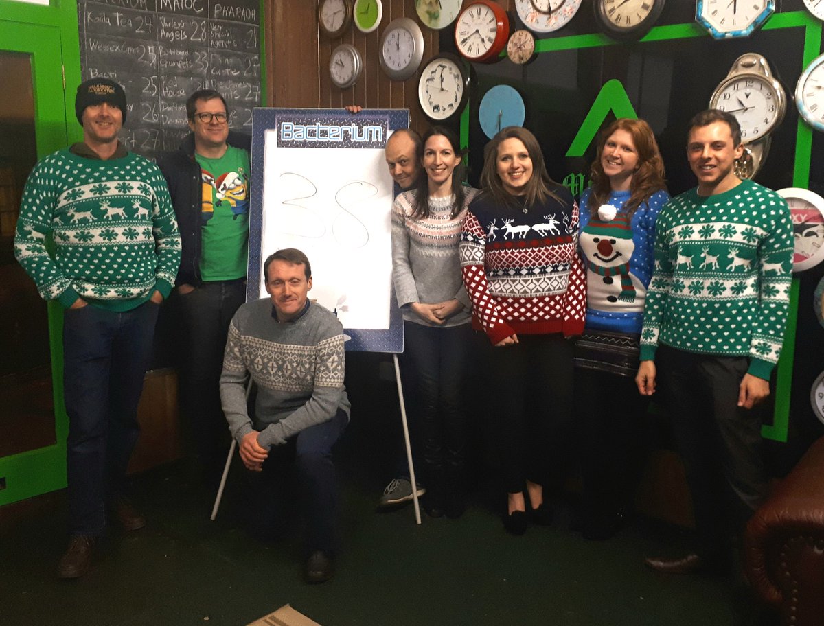 theoxygenagency's tweet photo. The team completed @Missionescapeex in 38 minutes this evening - dressed in Christmas jumpers for #ChristmasJumperDay of course 🎄 https://t.co/x0Y6osy7WH