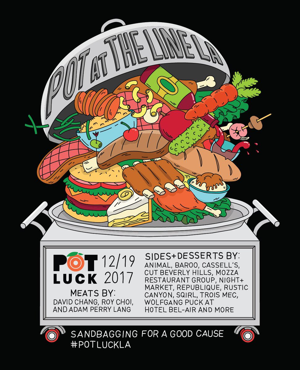 thelinehotel's tweet photo. Join chefs David Chang, Roy Choi, and Adam Perry Lang for the first ever POTluck on December 19 @thelinehotel Tickets: https://t.co/McuGnoNiWU
@eatatpot @RidingShotgunLA @davidchang @AdamPerryLang @wckitchen @momofuku @APLRestaurant #PotLuckLA https://t.co/du6ixvJsCq