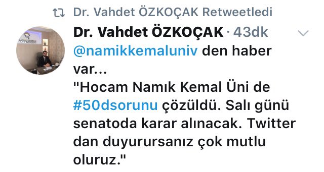 Adnanaydin_Akd's tweet photo. #Akd50d
#bizdevarız
#50dyedeumutolun
@profmustafaunal
@vahdetozkocak https://t.co/zNOmmvCWW8