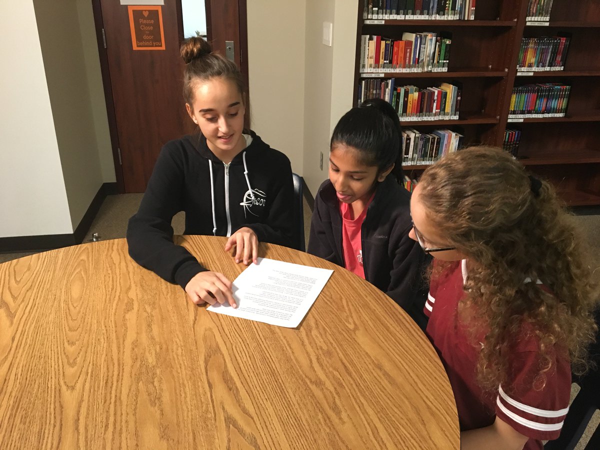 katyisd's tweet photo. Three @BeckJuniorHigh students write their rendition of "Twas the Night Before Christmas" after being affected by Harvey.  Their heart-warming story today at 4 &amp; 6 p.m. You won't want to miss it. #bethelegacy https://t.co/s3BYgif0ew