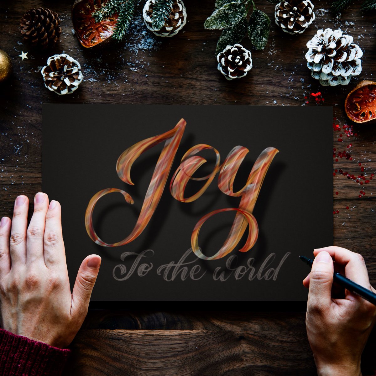 Writehandletter's tweet photo. Hope your Christmas season is filled with joy and ridiculously good food!
#joy #joytotheworld #procreate @Procreate #Christmas #friyay https://t.co/M7nlbpVTsF