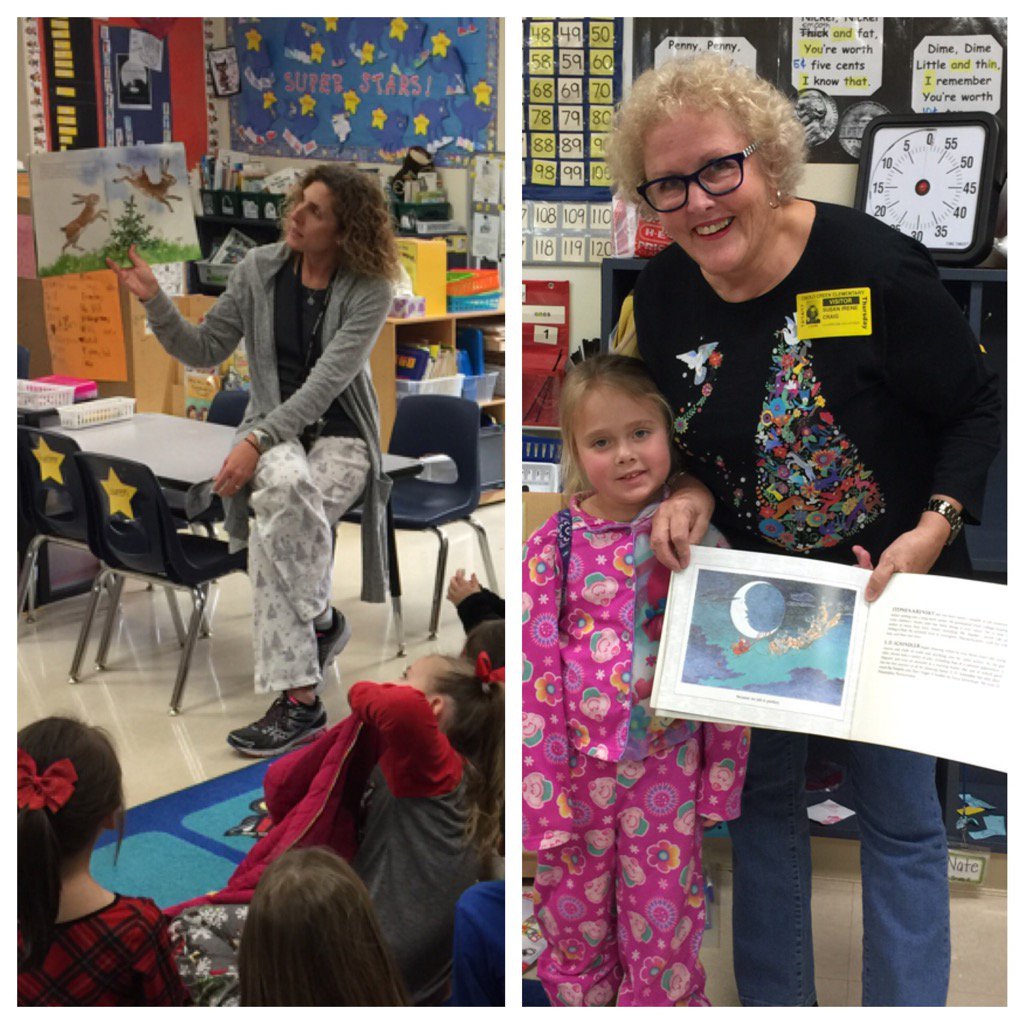 mbinhim's tweet photo. Sweet guest readers helping us feel CoZy on pajama day #joyatCCES #ccescubs @ccescubs https://t.co/hm8H2lbJgX