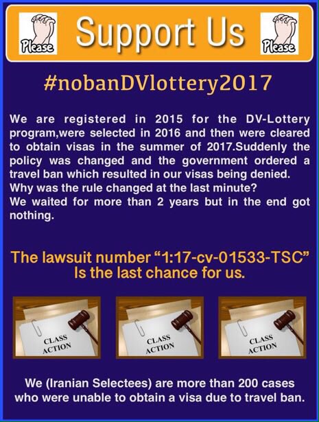 melikajmd's tweet photo. @SenSanders
@SenWarren
@NancyPelosi
@SenFeinstein
@repblumenauer
@repcleaver
@Clyburn
@RepAlLawsonJr
@RepVeasey
@RepAnnaEshoo
@RepJerryNadler
@RepAndreCarson
@RepGutierrez
@HomelandDems
@YolandaCRondon
@OmarJadwat
@JB_Cox
@CNN
@MSNBC
@NBC
@adctweets
@ACLU_DC
#NoBanDvLottery2017 https://t.co/Ky5Z6JUSu3
