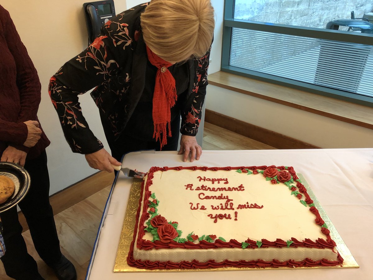 Rong Tang On Twitter Cutting Happy Retirement Cake