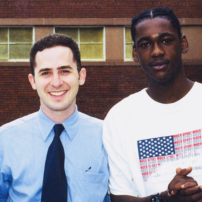 JasonKamras's tweet image. Just spent my last day @dcpublicschools exactly like my first: teaching math @SousaMIddle1. But this time, Wendall Jefferson, my dear friend &amp;amp; former student from that first year, co-taught with me. Thank you, Sousa students, families, staff &amp;amp; community. Eternal love &amp;amp; gratitude.