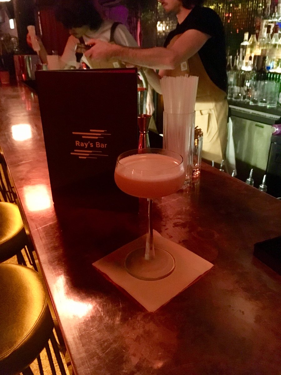 The tasty and brilliantly named “Pisco Sucks”  - <a href="/PiscoGobernador/">Pisco El Gobernador</a>, Umeshu, apricot, pineapple, lime &amp; house anise grenadine. Big, fruity and round, it’s enough to make you want to set your LPs on fire! #dalston #pisco #disco #cocktails #discosucks #noitdoesnt