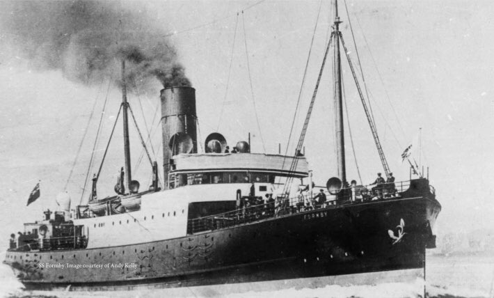 FriendnFoe1916's tweet photo. 100 Years ago today at 758pm #Waterford #Ship #SSFormby hit by one #torpedo from #UBoat #U62 in #engineroom & sinks in 4 minutes with 39 innocent lives lost 20 miles East #Arklow North Bank Light https://t.co/SlnUq6VRCy