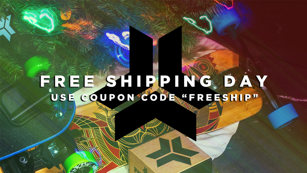 Freebord's tweet photo. FREE SHIPPING DAY! Last chance to get a board in time for Christmas in the US when selecting Ground. And, shipping is on us! Order by 4:00pm PST and get it in time for Christmas guaranteed! Head over to https://t.co/sRKqoqmiOn

#Freebord #Freeshippingday2017 #Snowboardthestreets https://t.co/jp3KD9ENJL