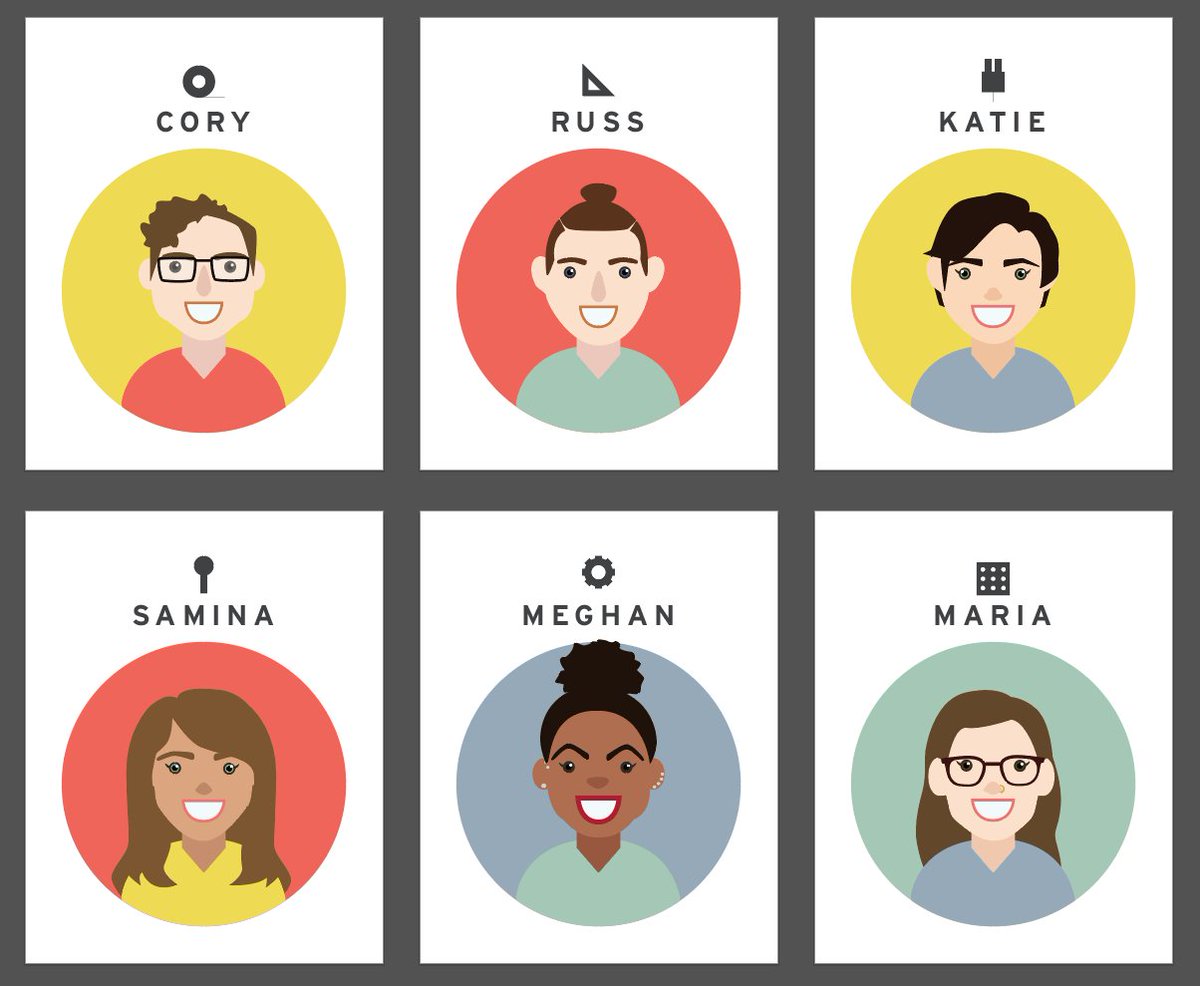 amoritastudio's tweet photo. Happily working on designing avatars for myself and all my co-workers today! #dfteam #designfoundry #illustrator #vectorart #avatars https://t.co/qcjFebHnTN