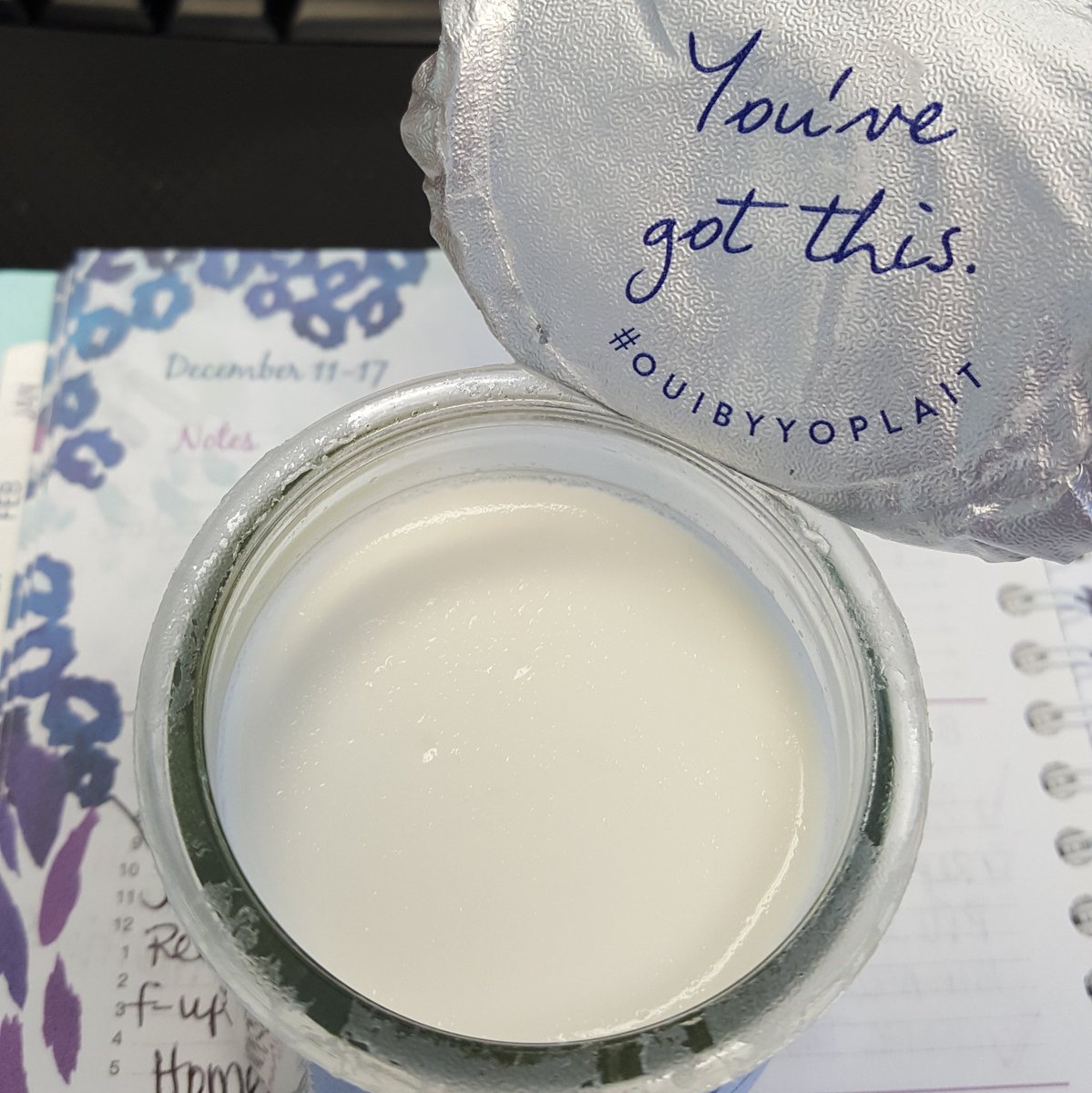 SamiJCarter's tweet photo. Just the words of encouragement I need to power through to the weekend! ๐ฅ#Ouibyyoplait #desksnack https://t.co/J4X57wPWpi