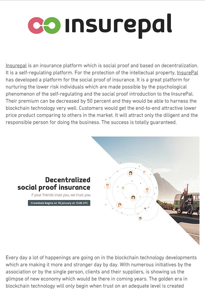 icoinfonet's tweet photo. Hello everybody. Read a new article in our blog about InsurePal. Do not forget to subscribe to us, so as not to miss much useful.
https://t.co/h6PuZq0s0J
@InsurePal_io https://t.co/T3PZzM0D3j
#ICO #Ethereum #Blockchain #cryptocurrency #science #socialproof #insurance #InsurePal https://t.co/5vABpIEgBw