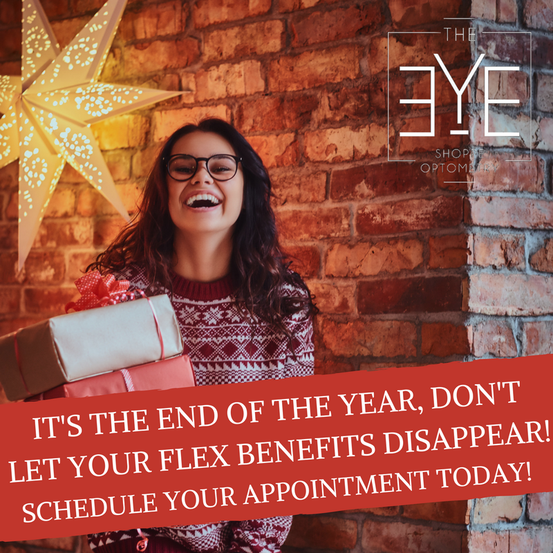 theeyeshoppe's tweet photo. The year is almost over! If you have flex benefits schedule your appointment to use them before the year ends! #flexbenefits https://t.co/Xxzkha3pqg