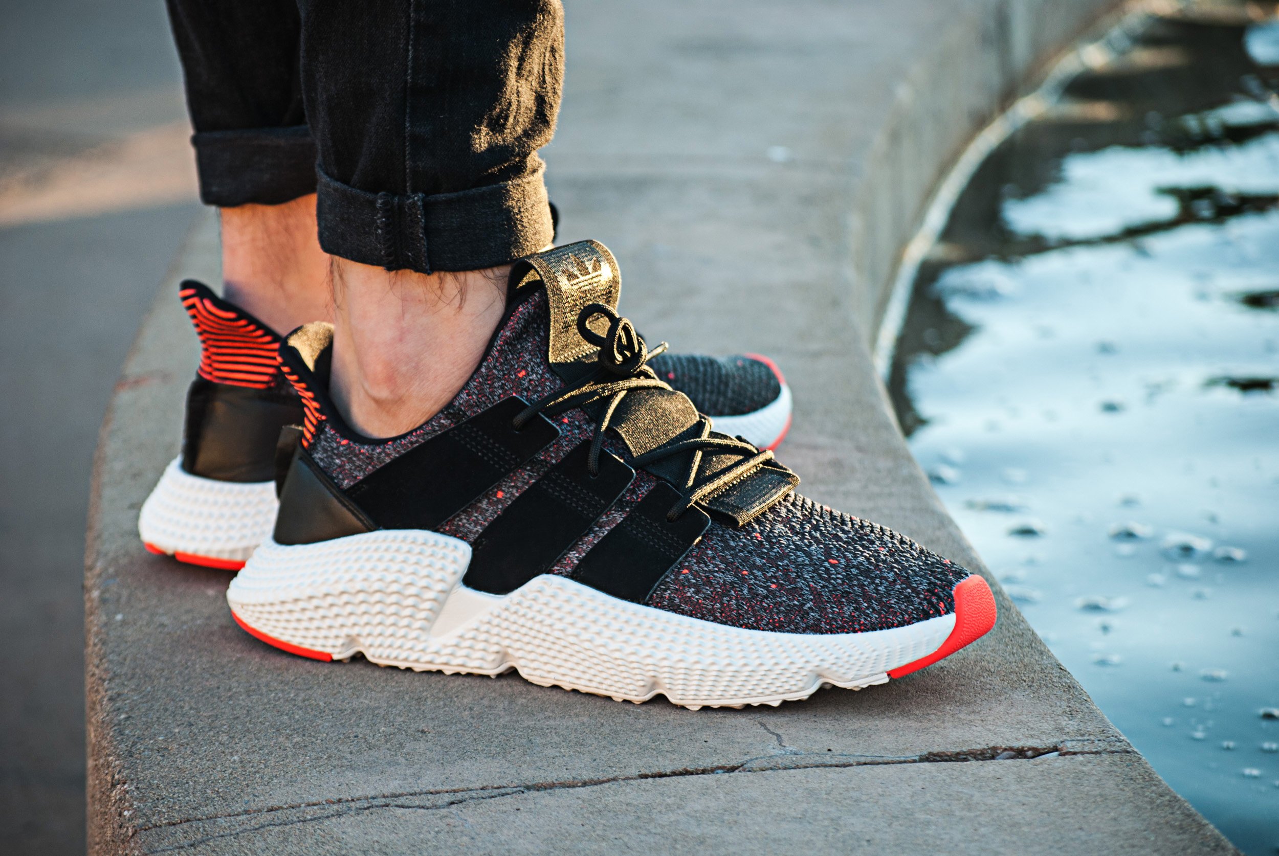 adidas prophere black orange