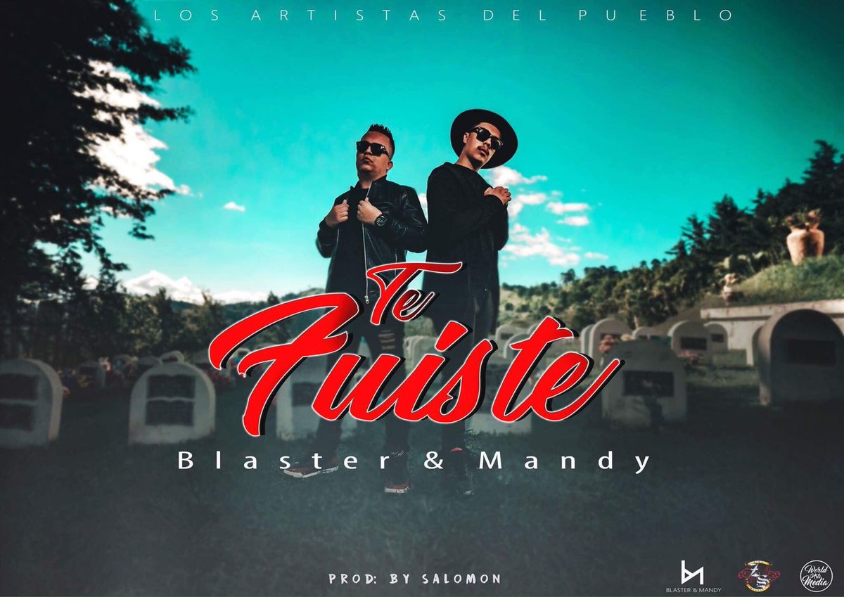 foampartyhn's tweet photo. Estreno HOY ! #7PM @blasterbeathn &amp; Mandy - #TeFuiste (Official Vídeo + Mp3)  Prod. @Djsalomon5 vía: @LVPWeb https://t.co/eFd68tTvwj