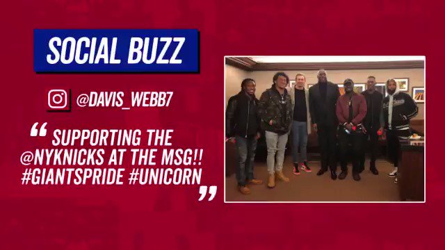 #NYGiants players get to hang out with Magic Johnson at a @nyknicks game in this week's @Toyota Social Buzz! https://t.co/CNtZStl7we