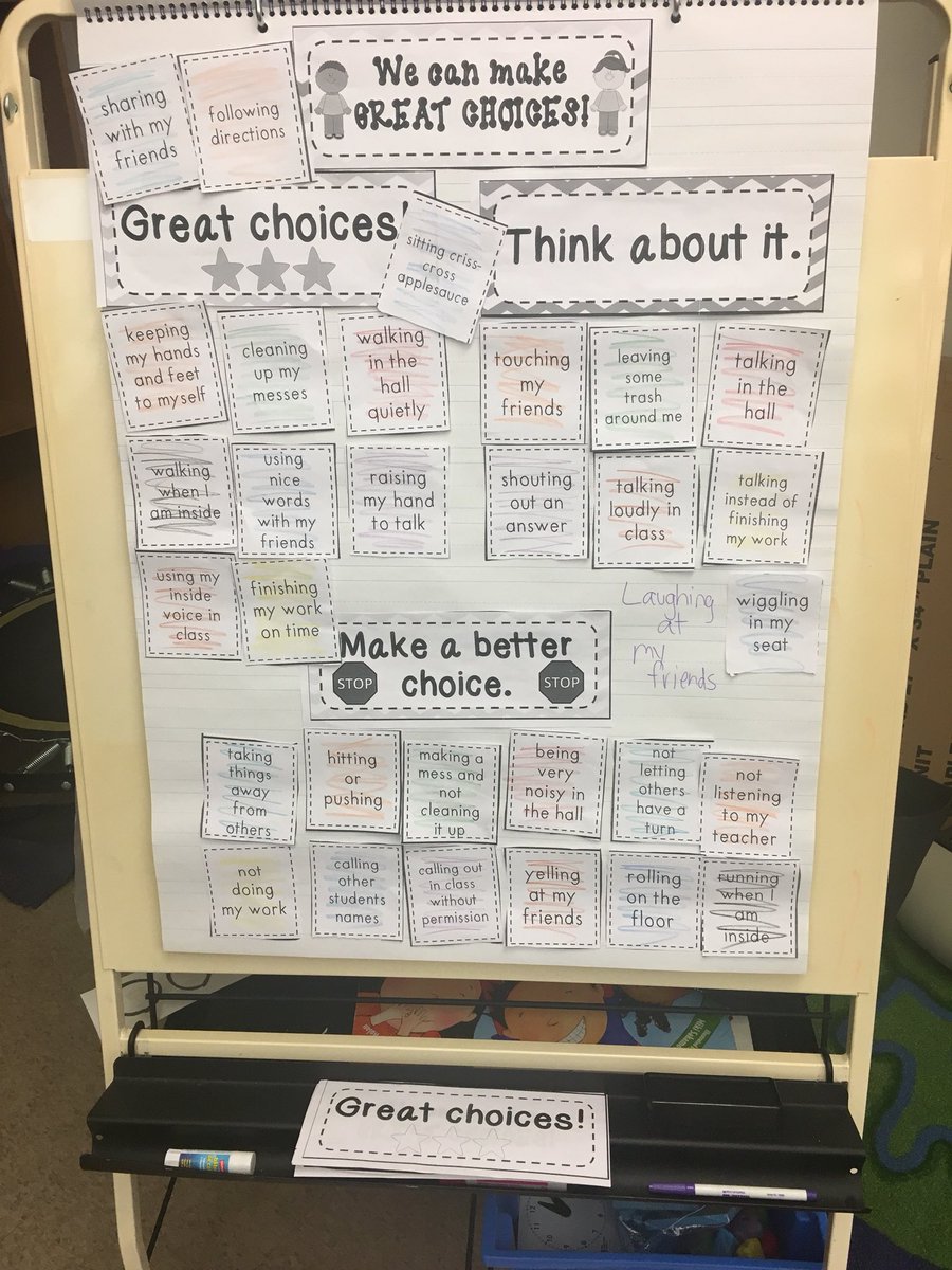 Reviewing behavior before a long break! Great choices, think about it, stop make a better choice! #positivebehavior #NHSSD