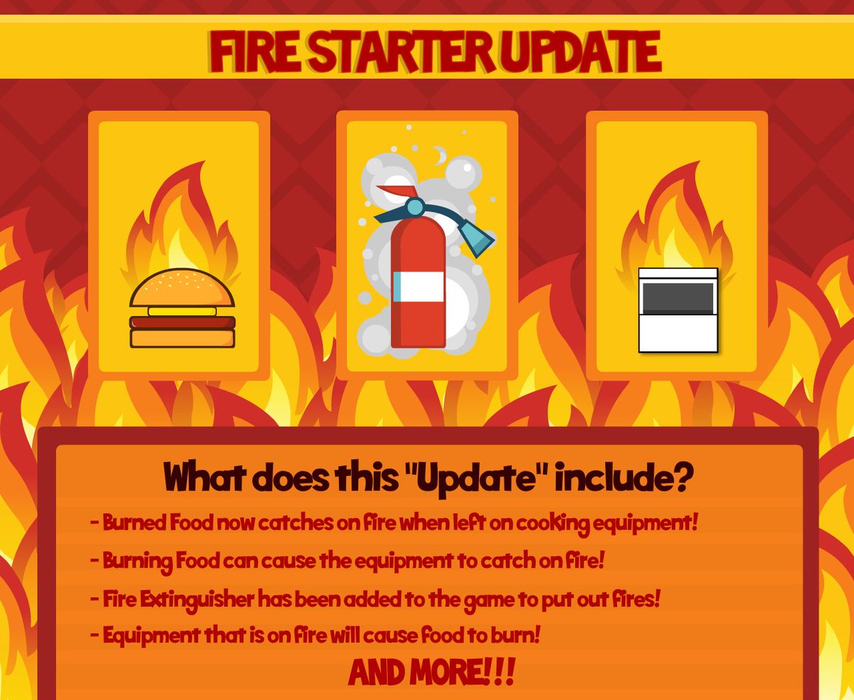 GambitGS's tweet photo. Big update coming tonight for Order Up VR! Should be ready here in just a few hours! Rev up those stoves, but not too high. You might cause a fire. :^) #IndieGameDev #steamvr #friyay     #indiedev #indiegame #VirtualReality https://t.co/HcZegcakLY