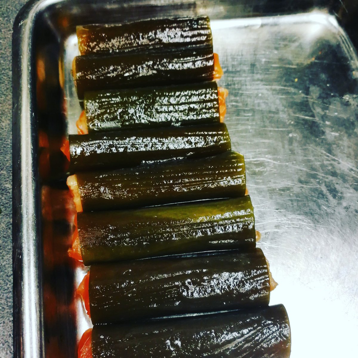 mistereatgalway's tweet photo. Kombu and artic char @sasulaukkonen @chef_swap #Helsinki #Finland https://t.co/PrJ12OfJUq