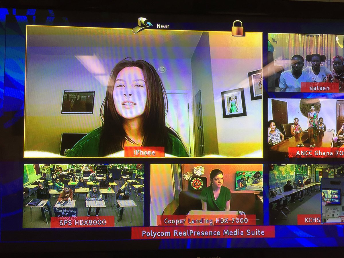 KCHSYT's tweet photo. @KCHSYT Yesterday we had the opportunity to share holiday/seasonal traditions with students from #Alaska #Ghana @OiadaIntl and our new friends in #Nigeria looking forward to 2nd semester and more connections. https://t.co/WDrVRBxwpb