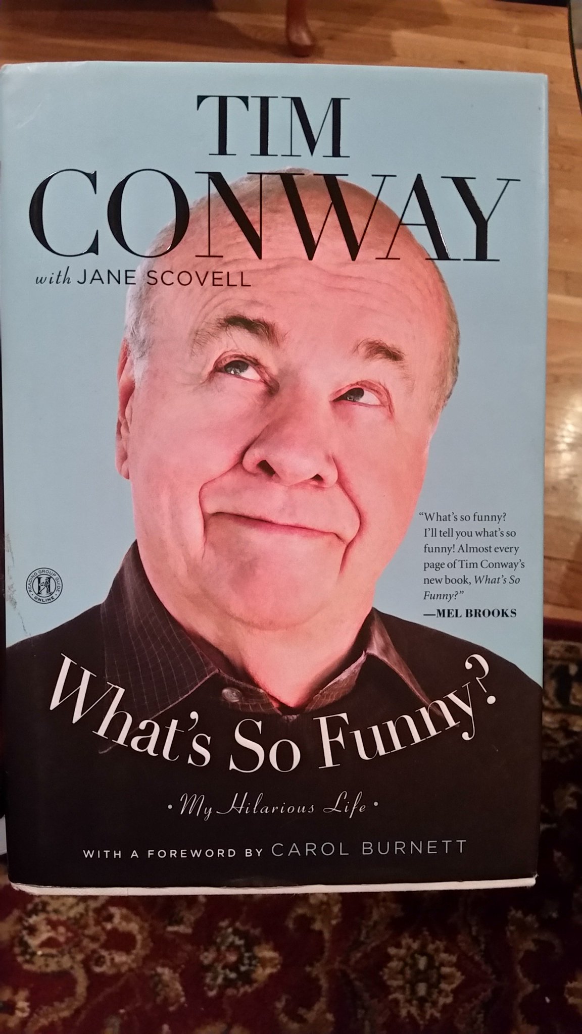 Happy birthday, Tim Conway! One of the funniest people around, and this is one of the funniest books I\ve read. 