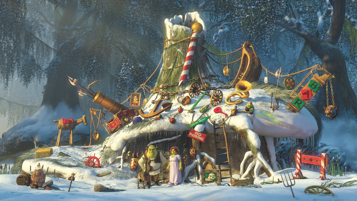 ParamountChnl's tweet photo. That one neighbor who's extra... #ShrekTheHalls #ParamountChannel https://t.co/JSC2XXTRK1