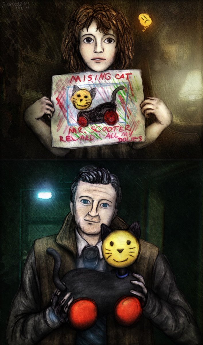 SeaCat2401's tweet image. Who could know this toy will be found almost 200 year later? =)))
#LayersOfFear &amp;amp; #ObserverGame crossover. I had to draw this idea. x)
