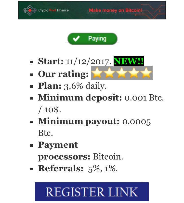 Centrobitcoin's tweet photo. https://t.co/XJjdispQji
🚀🚀 
#inversiones #investments #hyips #hyip #programinvestment #btc #eth #bitcoin #ethereum #dash #litecoin #monero #mining #xmr #monero #xrp #ripple #btcmining #profit #HYIPS #HYIP #profits https://t.co/12WcXBxiPm