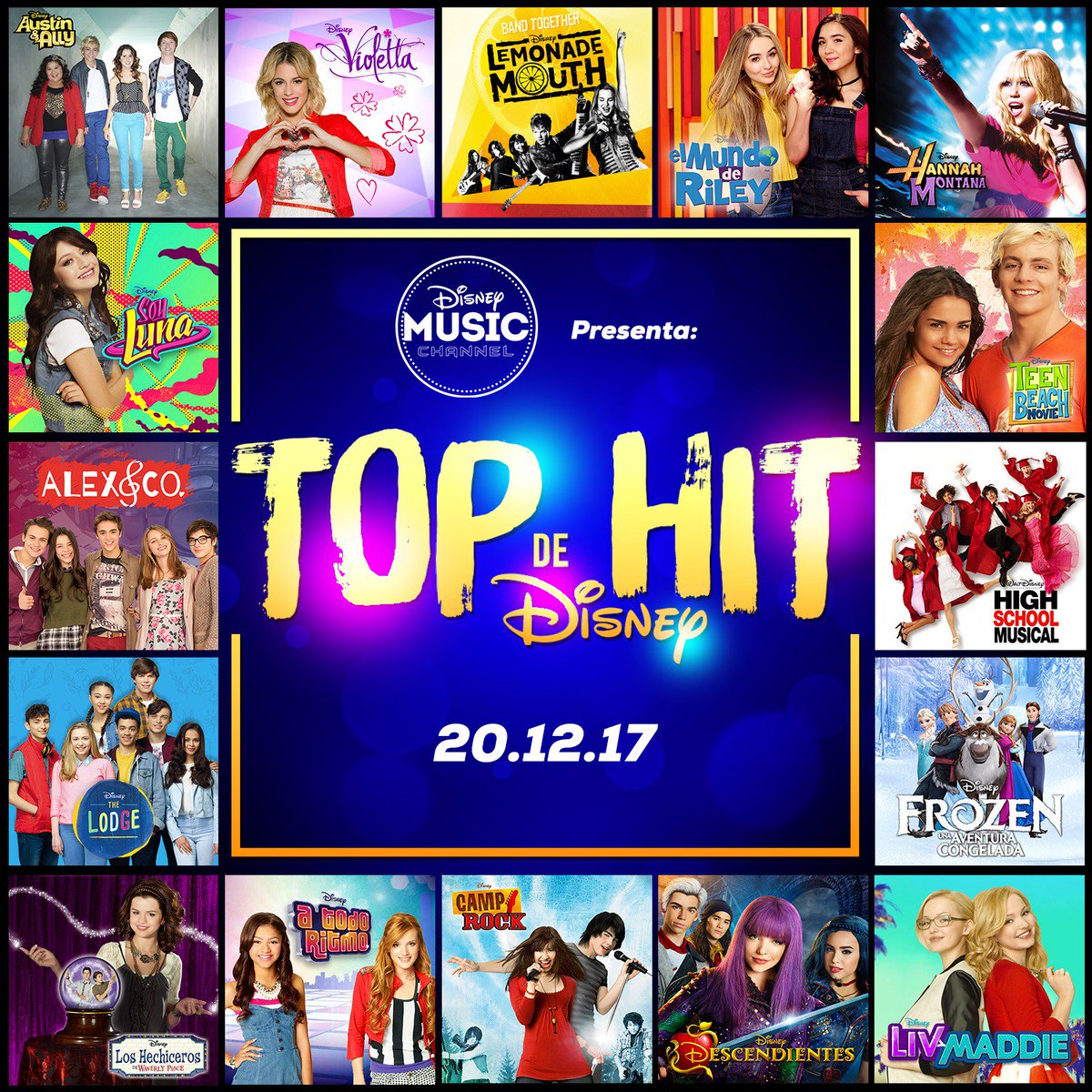 DisneyMusic_CH's tweet photo. #DisneyMusicChannel presenta: "El Top Hit de Disney" con toda la música de tus series y películas favoritas de Disney 😍¡MUY PRONTO DISPONIBLE! 🎧🎶😀 https://t.co/fYjEor0CTX